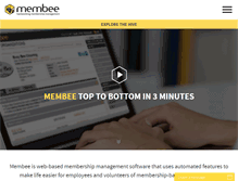 Tablet Screenshot of membee.com